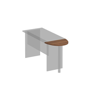 Комфорт К.201 ОФ Приставка к столу без опоры (60x40x2.5)