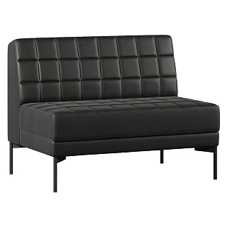 CHAIRMAN ЭЛИФ Секция без подлокотников двухместная 1180х800х840 