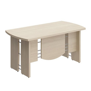 Борн В 103 Стол руководителя письменный (160x80x75) Дуб шамони