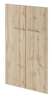 Саньяна N-020 Двери средние комплект 2 шт 840*18*1424 Дуб Вотан