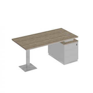 City СИ 103 ДС БП БП Стол руководителя на опорной тумбе (180x90x75)