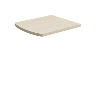 Борн В 303 Столешница брифинга без опоры (80x70x3.6) Дуб шамони