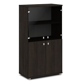 Vasanta V-664 Шкаф со стеклом 820*440*1490 Дуб Кентербери