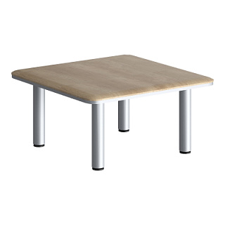 Dioni DCT 808M.1 Журнальный стол 800х800х400 Дуб Каньон 