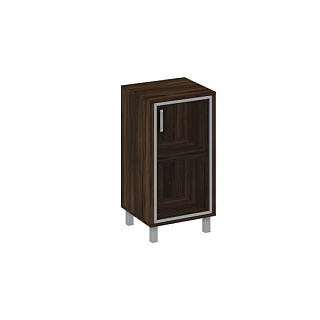 Борн В 411-814 Шкаф для документов правый, дверь в алюминиевой раме (48x45x94) Дуб ристретто