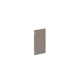 Комфорт К 631 Дверь стеклянная низкая тонированная (1шт.) (40x0.4x76) 33*