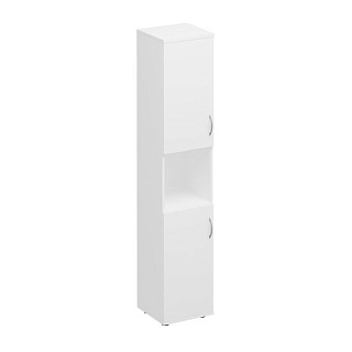 Комфорт К.384 БП Шкаф для документов узкий 2-дверный с нишей (40x38x200) 