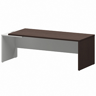 Кортез КZ-22 L/R Стол руководителя лев/пр 2200х900х750 Дуб венге/Белый