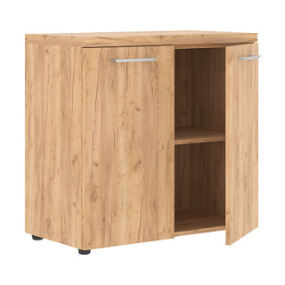 Torr-Z TLC 85.1 Шкаф с глухими малыми дверьми и топом 856х450х833 Дуб Бофорд Z