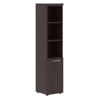 Torr-Z THC 42.5 Шкаф колонка с глухой малой дверью и топом 432х450х1968 Венге Магия Z