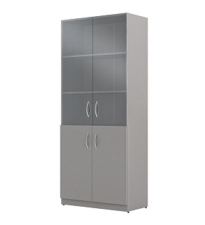 Simple SR-5W.2 Шкаф комбинированный 770х375х1815 Серый