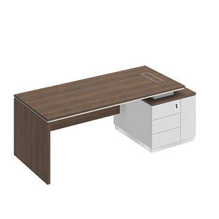 City СИ 112 ДГ БП БП Стол опора ДСП на опорной тумбе (218x90x75)