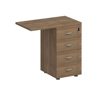 Комфорт К.310 ШТ Тумба приставная 4-х ящичная с замком (79x45x75)