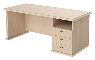 Raut RDT 188.А(L/R) Стол руководителя 1800х800х750 Бук Тиара