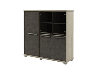 Vestar Z-33-11 л Шкаф трехсекционный 1556*500*1538 Дуб Галифакс/Бетон Чикаго