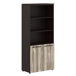 Morris MHC 85.5 Шкаф с 1 комплектом глухих малых дверей 854х423х1956 Дуб Базель/Венге Магия