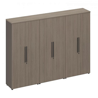 U.rus РС 330 ДЧ/ЛС Шкаф комбинированный (закрытый-закрытый-одежда) (271x46x198) Дуб виченца/лава сер