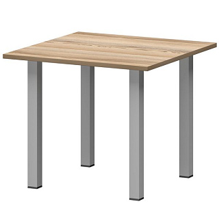 Аргентум НТ-090 Стол для переговоров без опор 900х900х750 Дуб сафари