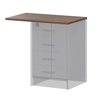 Арго А-706 (А-706+фурн.) Крышка 730x450x22  Шимо темный