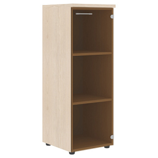 Xten XMC 42.2 Шкаф колонка со стеклянной дверью и топом 432х432х1190 Бук Тиара