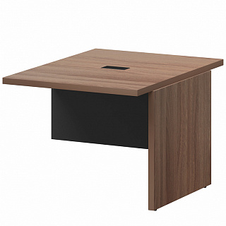 Кортез КZР-32 Модуль переговорного стола 900х1200х750 Темный шимо/Графит