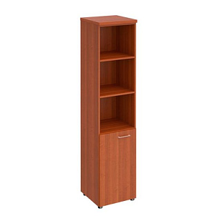 Патриот ПТ 787 Шкаф для документов узкий полузакрытый (46x46x197) Миланский орех