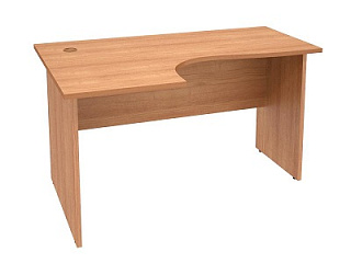 61.62 Стол эргономичный левый 135*90*75 Ольха