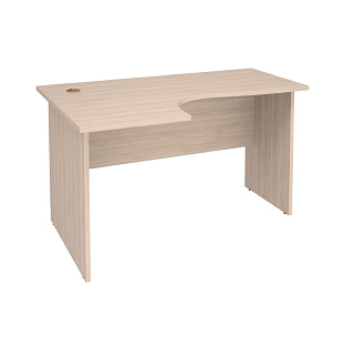 63.62 Стол эргономичный левый 135*90*75 Дуб Кобург
