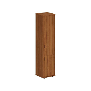 Престиж Исп.44 Шкаф закрытый узкий высокий (47x46x203) 20* Темный орех