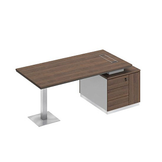 City СИ 105 ДГ БП ДГ Стол на опорной тумбе (198x90x75) 20*