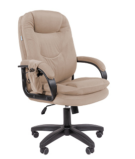 Кресло офисное CHAIRMAN HOME 668 LT MSG (МАССАЖ) ткань велюр