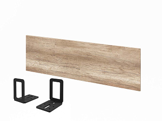 Lemo L-059-1 Экран настольный ЛДСП 1350х18х400 Дуб Каньон