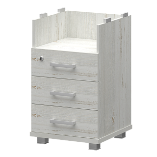 Аргентум НТ-320 Корпус тумбы приставной 440x450x750 Сосна винтер