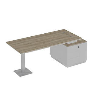 City СИ 106 ДС БП БП Стол на опорной тумбе (218x90x75) 20*