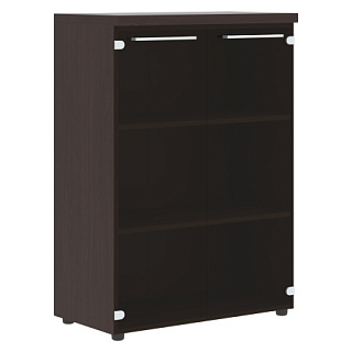 Alto AMC 85.7 Шкаф со стеклянными дверьми и топом 850х456х1201 Венге Магия