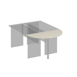 Комфорт К.206 ДШ Приставка к столу без опоры (120x60x2.5)