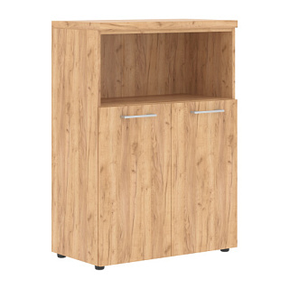 Torr-Z TMC 85.3 Шкаф с глухими малыми дверьми и топом 856х450х1203 Дуб Бофорд Z