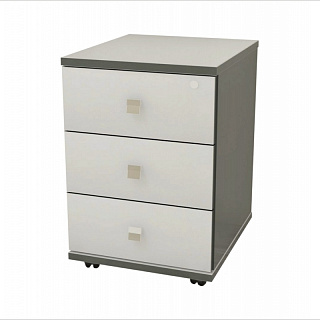 Визит-5 Тумба мобильная 400*450*600 Серый/Антрацит