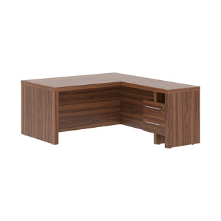 Zenn ZCT 1619H.А (L/R) Стол руководителя 1600х1900х750 Орех Даллас
