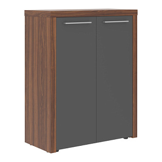 Zenn ZMC 85.1 Шкаф с глухими дверьми и топом  964х452х1219  Орех Даллас/Антрацит