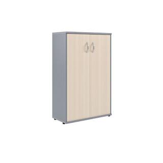 Imago СТ-2.3 Шкаф с глухими дверьми 770х365х1200 Клен/Металлик