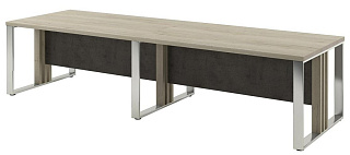 Vestar Z-103 Стол переговоров на 8 человек. 3200*1000*750 Дуб Галифакс/Бетон Чикаго