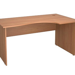 42.45 Стол эргономичный правый 150*90*75 Миланский орех