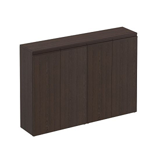 Mark МК 324  Шкаф для документов средний закрытый (180.4x40.4x127)  Дуб валенсия