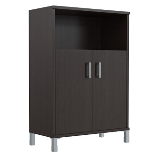 Born B 420.3(RZ) Шкаф средний с замком в глухих малых дверях 900х450х1286  Венге Магия