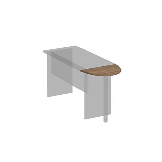 Комфорт К.201 ШТ Приставка к столу без опоры (60x40x2.5)