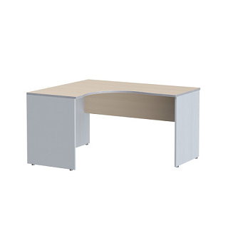 Imago СА-3 (Л/Пр) Стол письменный 1400х1200х755 Клен/Металлик