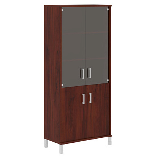 Born B 430.5 Шкаф комбинированный 900х450х2054 Бургунди