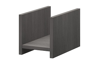 Аргентум НТ-800 Подставка под системный блок 270х450х280 Лиственница