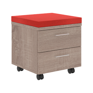 Xten XMC-2D.1А Тумба мобильная 465х465х520 Дуб Сонома